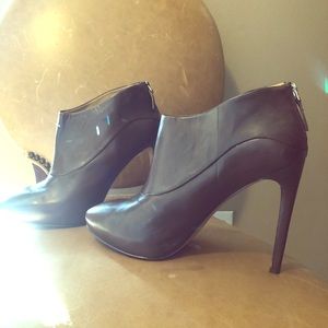 Brown booties size 10